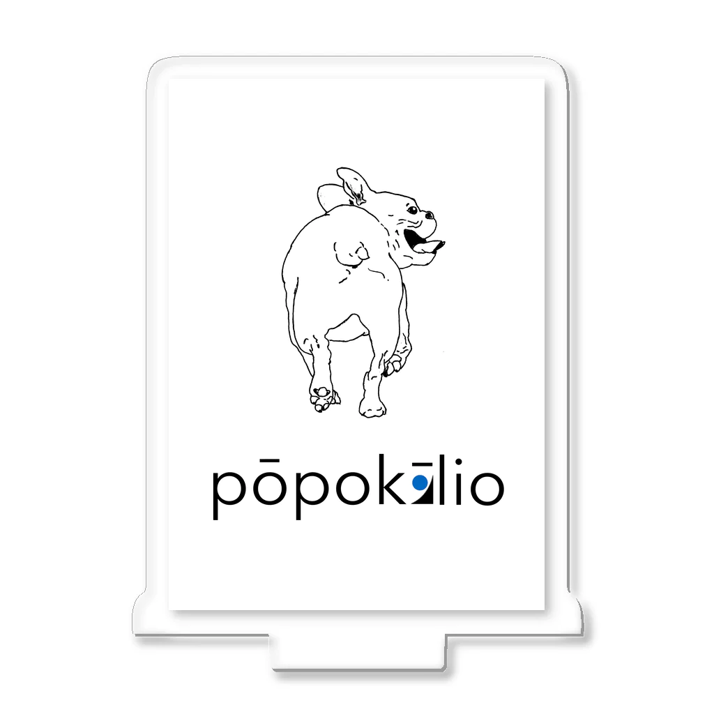 ナミノコ雑貨店のpopokilio フレンチブルドッグ  Acrylic Stand