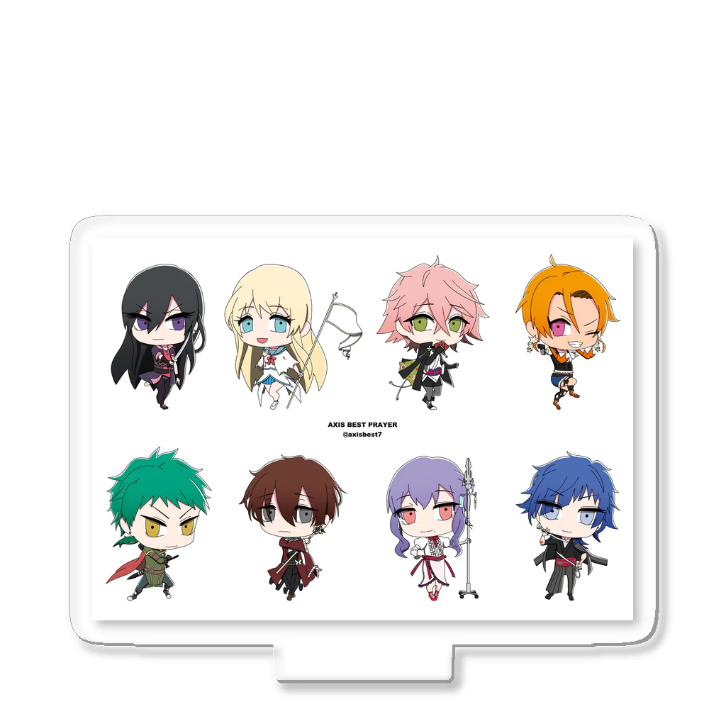 夜想明【LINEスタンプ・BOOTH販売中】のアクシスベストプレア Acrylic Stand