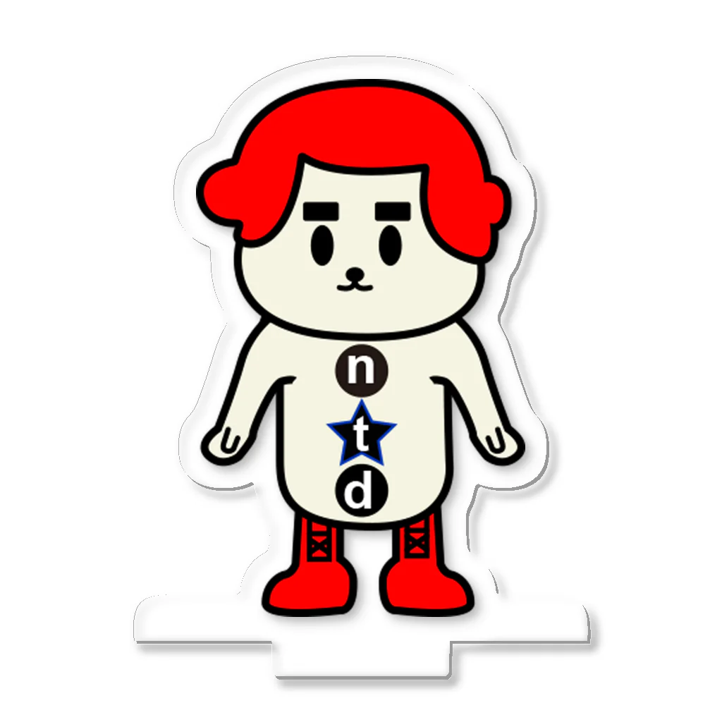 nt-designの『ntdくん-red』シリーズ Acrylic Stand