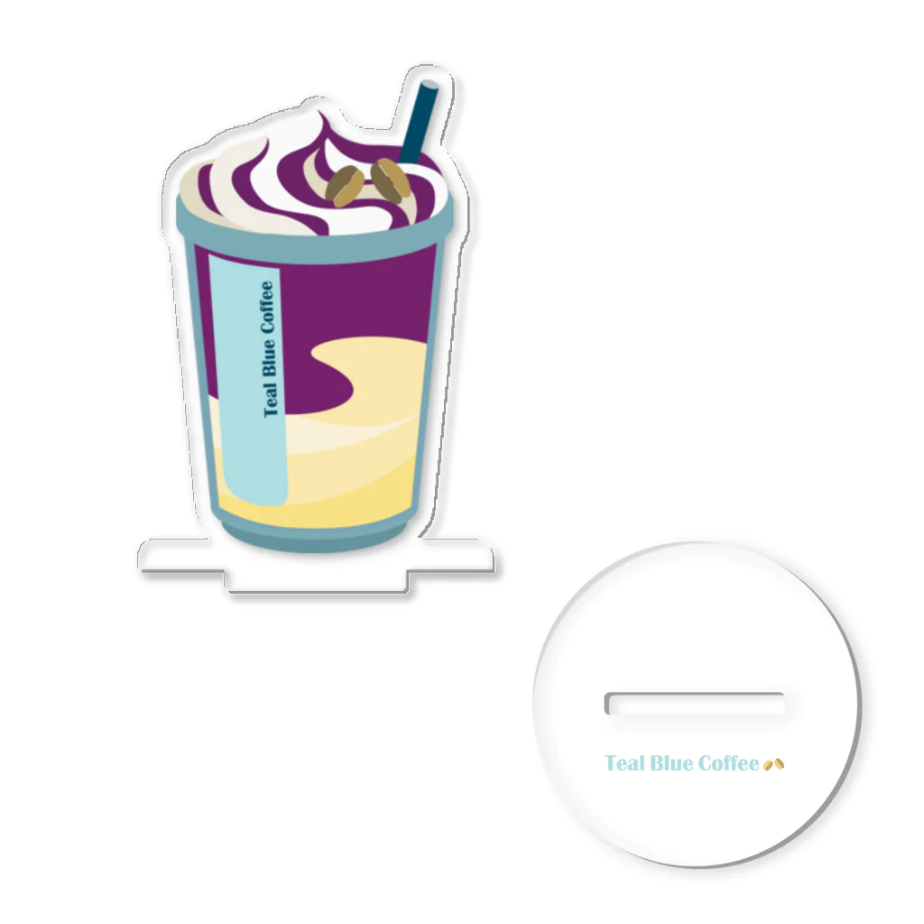 Teal Blue CoffeeのAutumn Fair_frappe logo Acrylic Stand