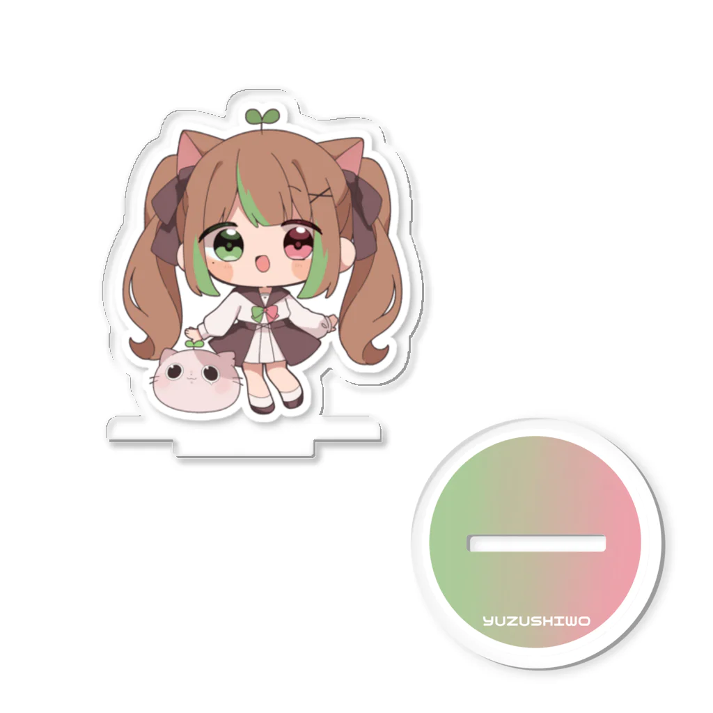 ゆずしを。🌱🧂のゆずしを＆しをねこ Acrylic Stand