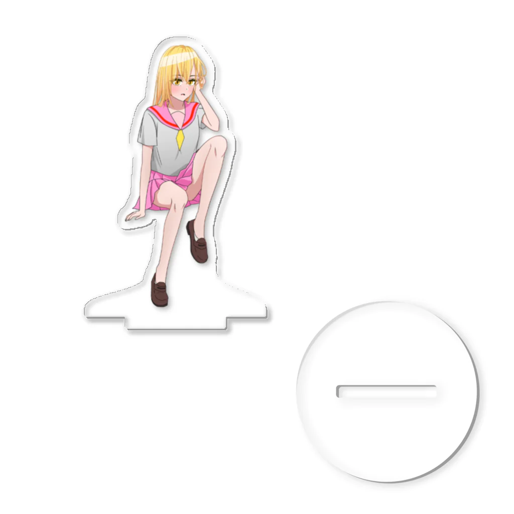 Quxalist＆なんばぁつうのアニメ『スクールロマンス』3周年グッズ 月見里あやか Acrylic Stand