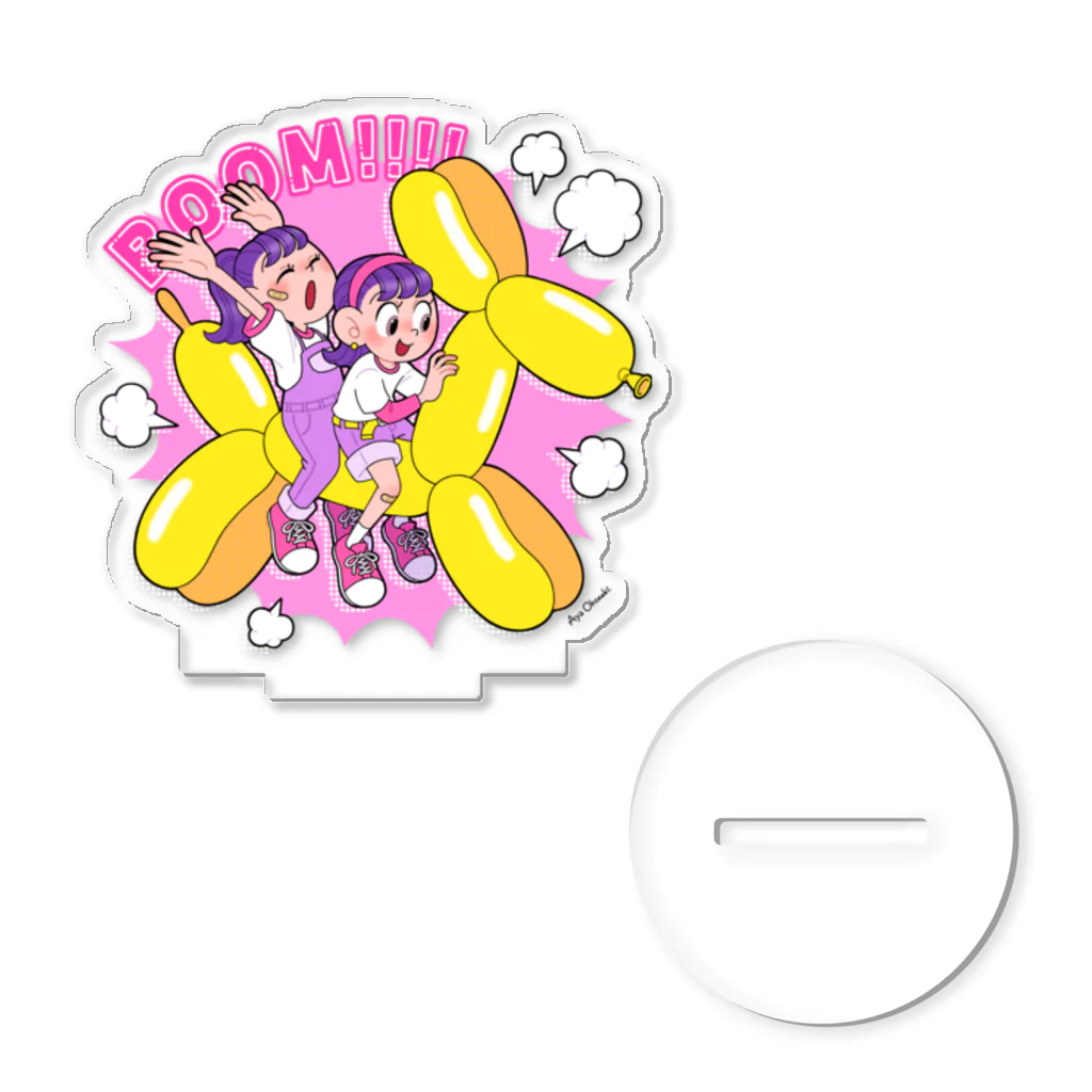 おおつきあやのBALLOON DOG Acrylic Stand