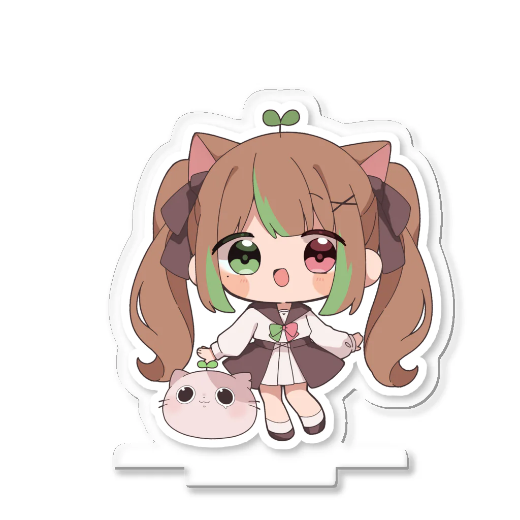 ゆずしを。🌱🧂のゆずしを＆しをねこ Acrylic Stand