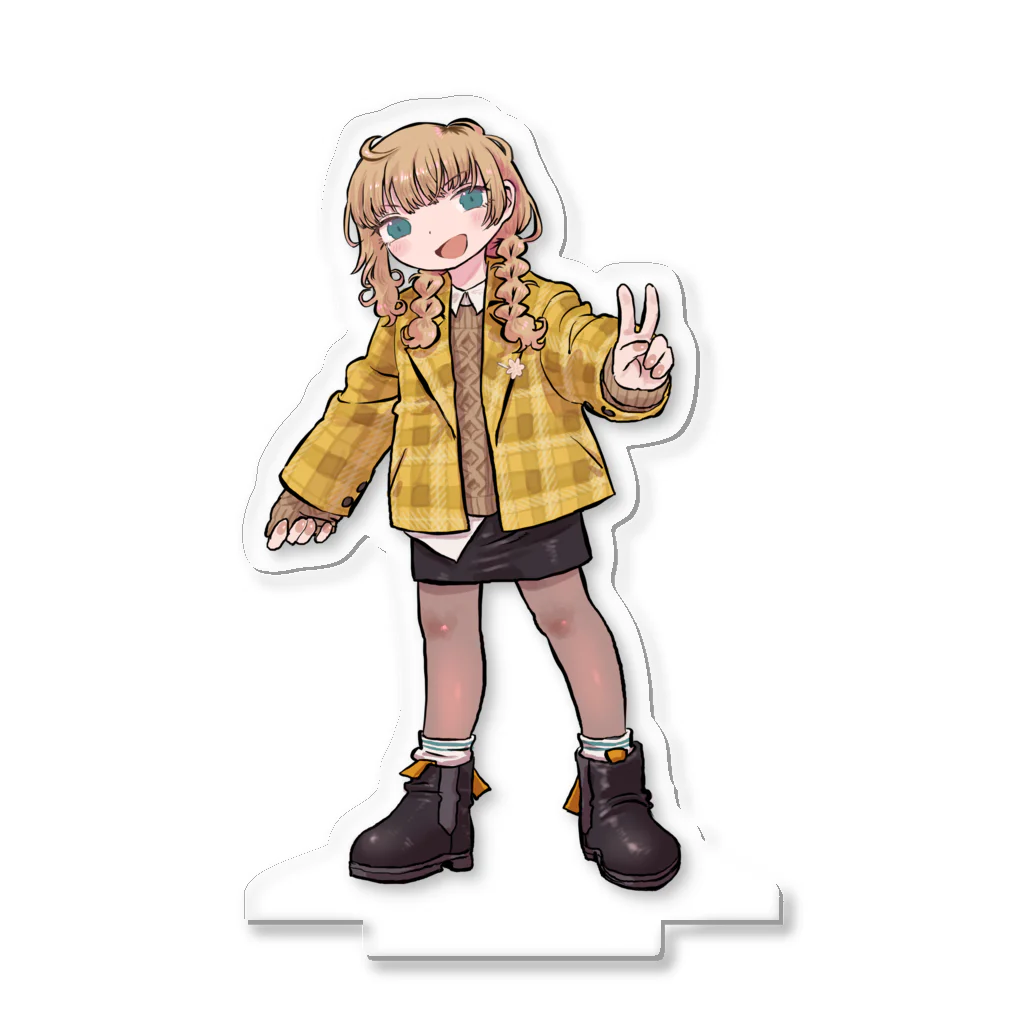 たいぼくの秋服の女（金髪） Acrylic Stand