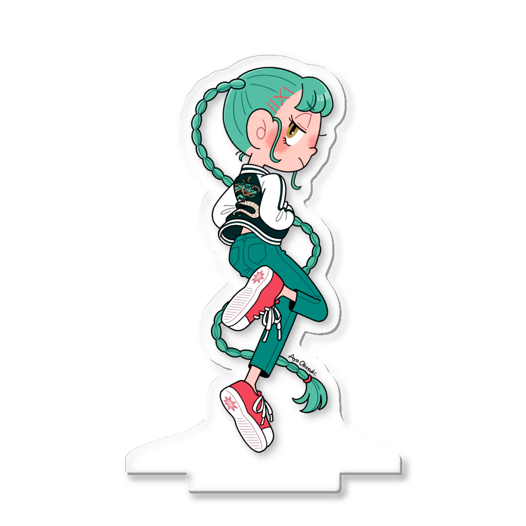 おおつきあやの辰年ガール Acrylic Stand