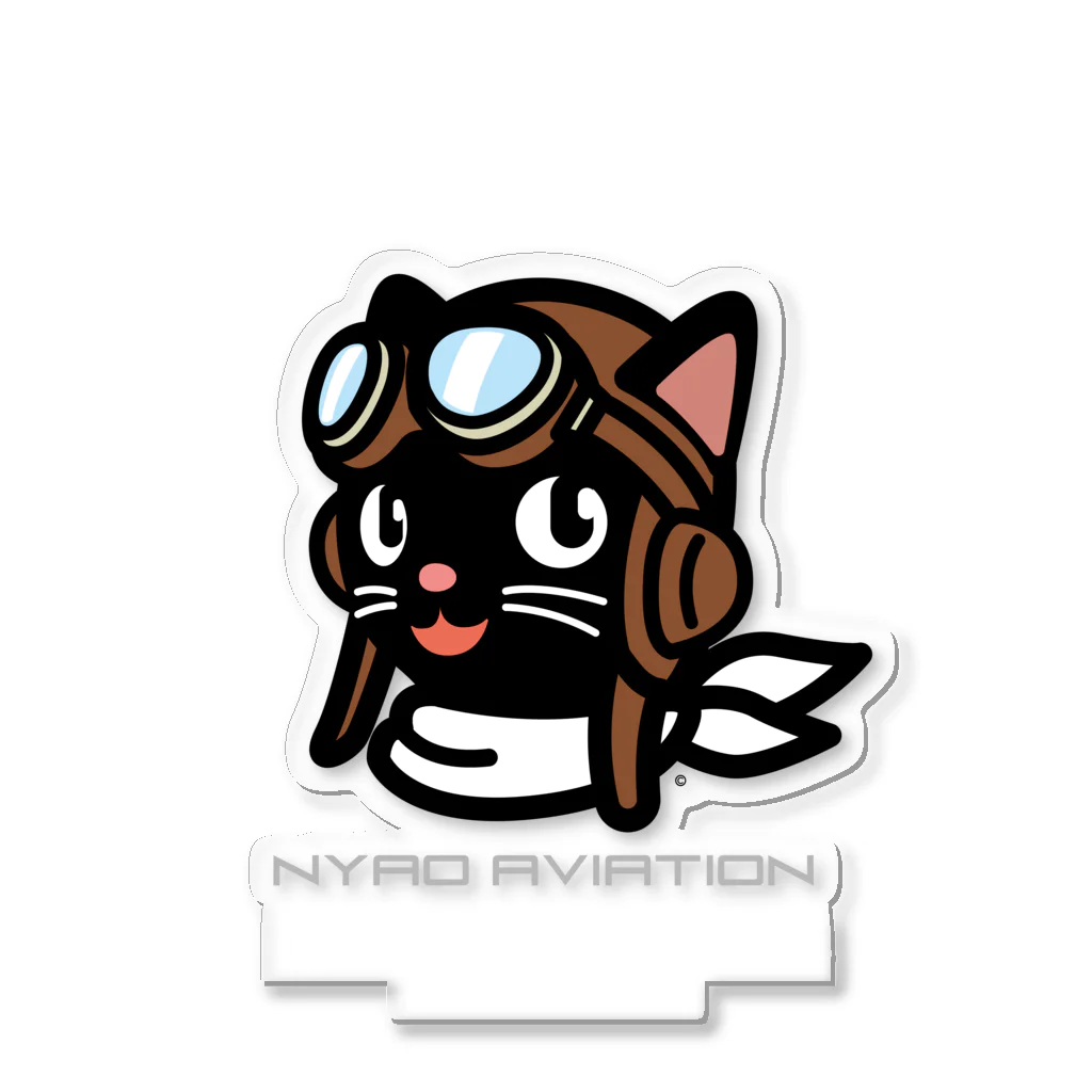 NYAO_AVIATIONのNYAO AVIATION ブランドキャラクター Acrylic Stand