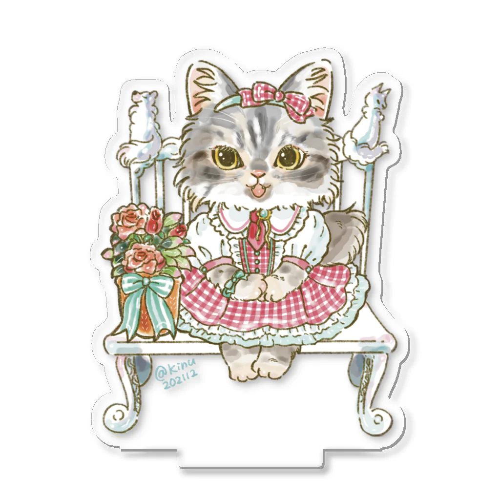 猫のきぬくんのお店のミルちゃん　ソロバージョン Acrylic Stand