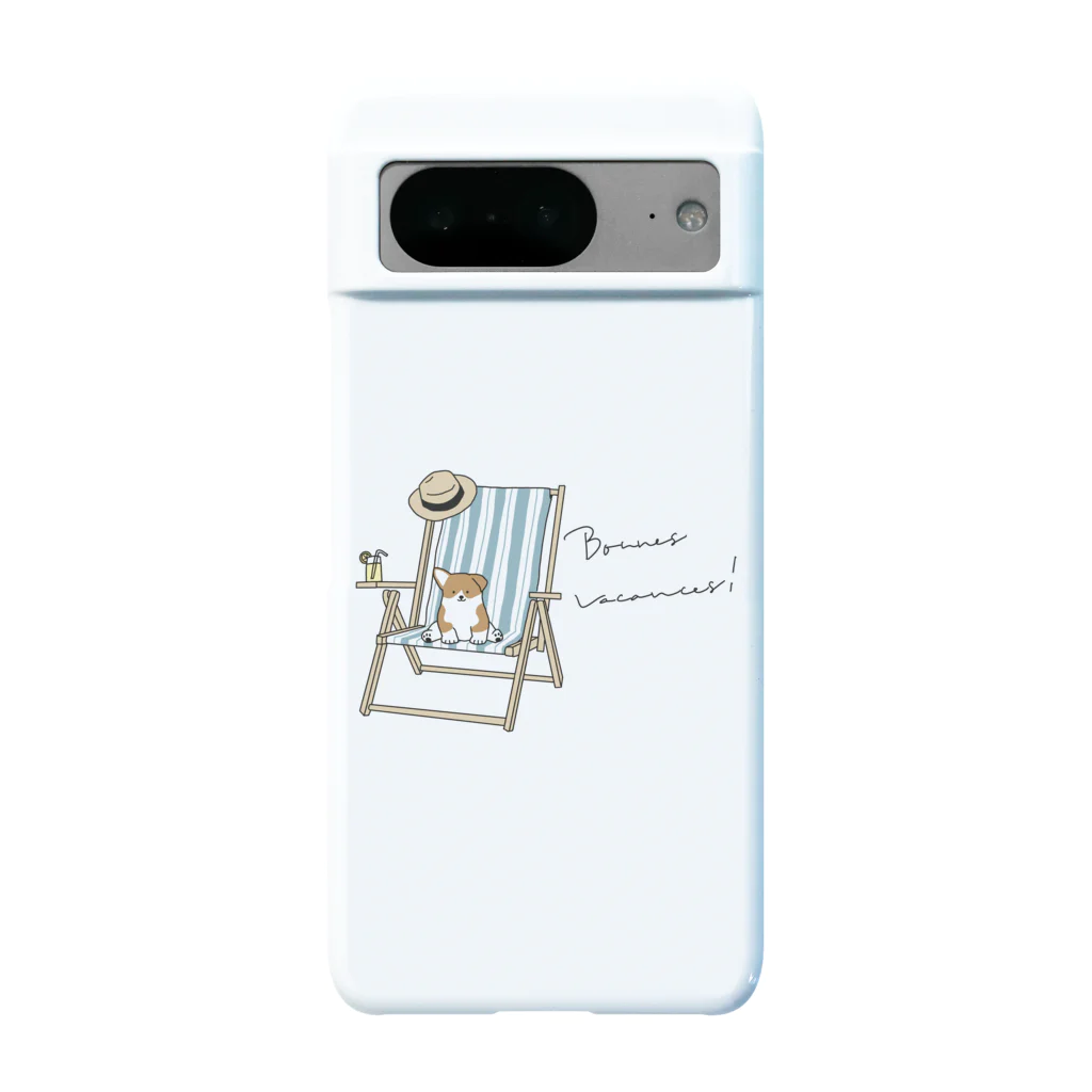 kiki25の良いバカンスを！(withコーギー) Android Smartphone Case