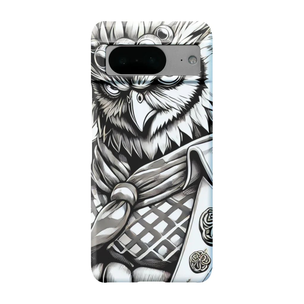 となりのふくろうのジョジョ風マッスルふくろうTシャツ Android Smartphone Case