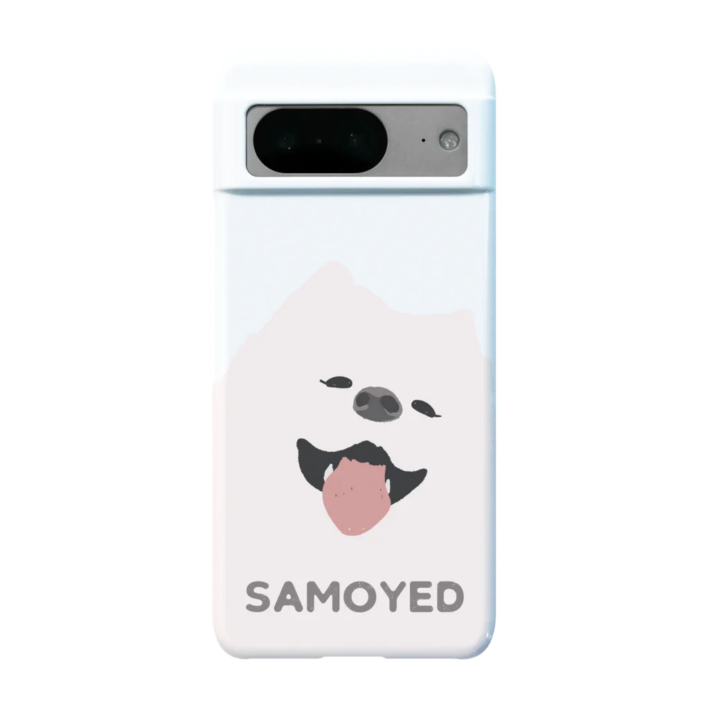 【公式】こっつん商店のサモエドが微笑んでる Android Smartphone Case