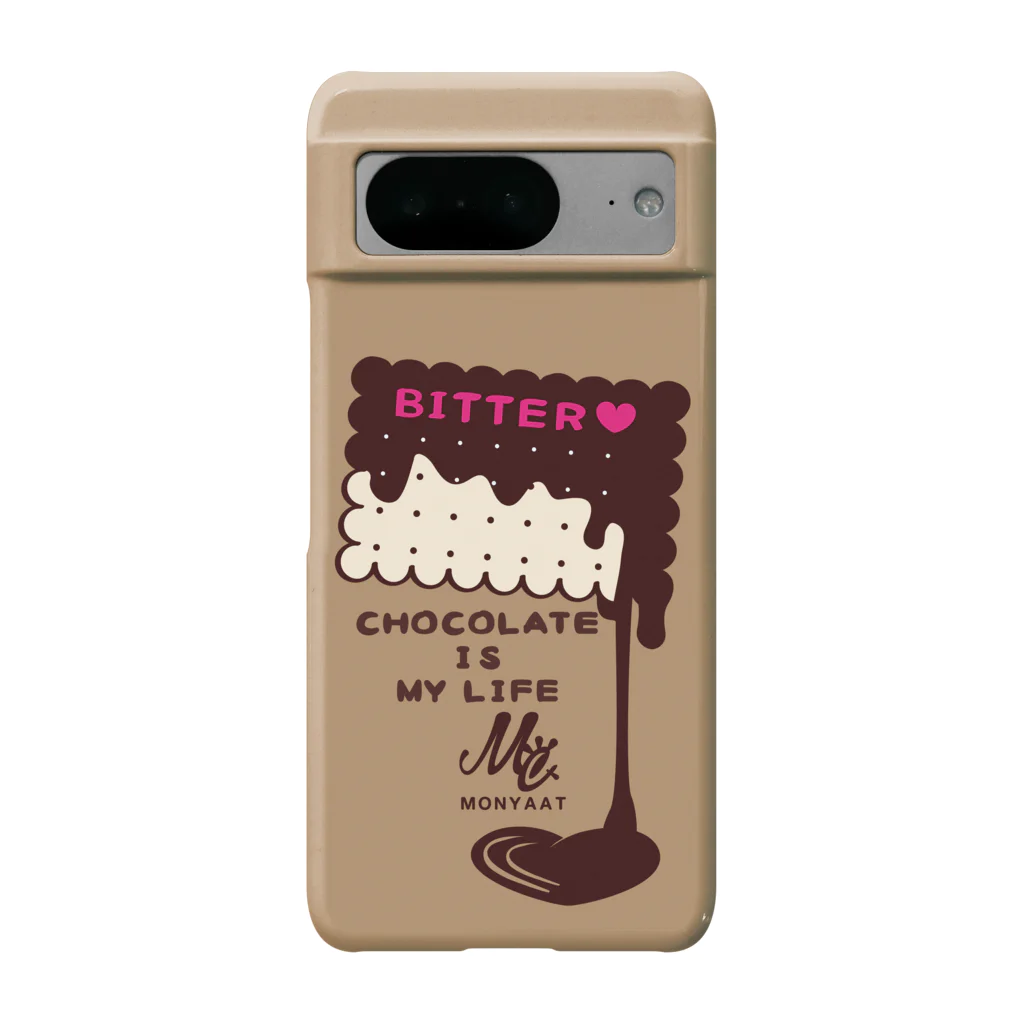 イラスト MONYAAT のCT99 CHOCOKATE IS MY LIFE*角型E Android Smartphone Case