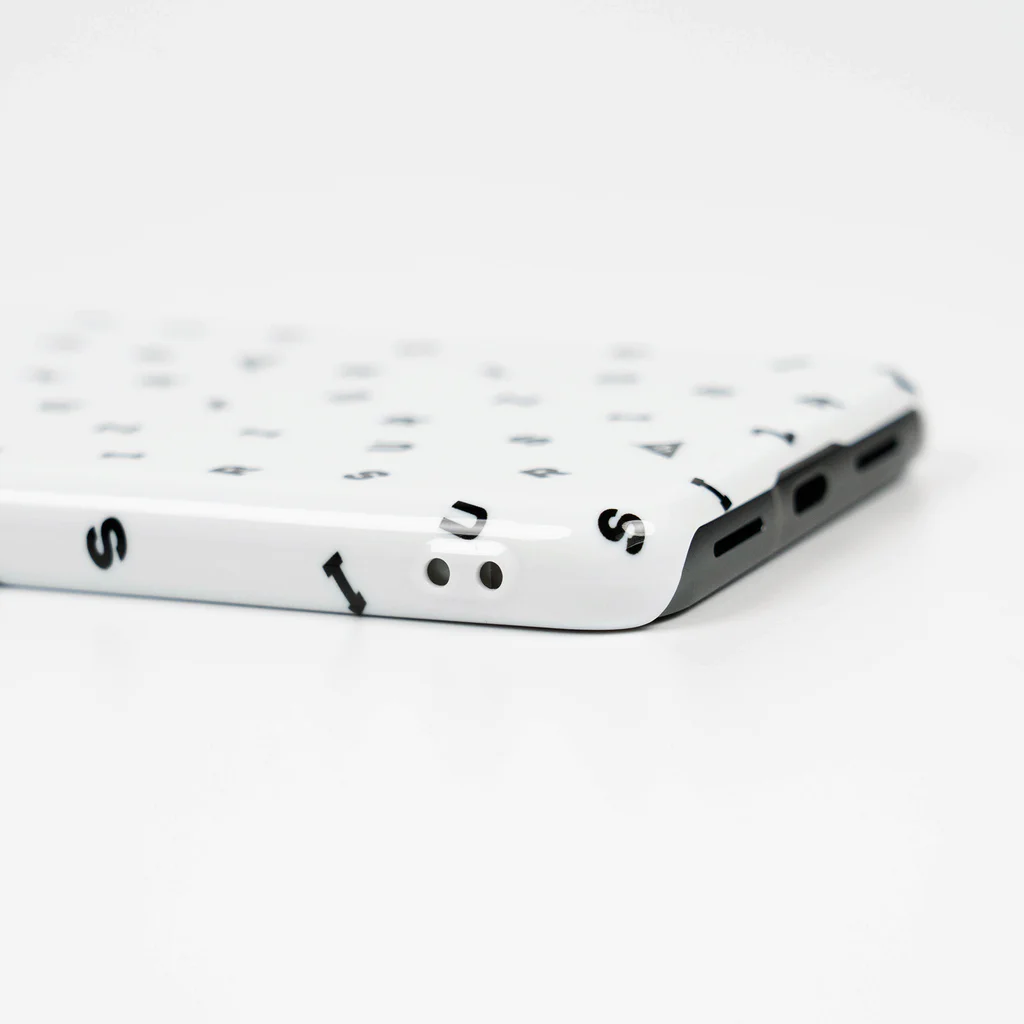 Yuhki | おばけのゆうき 公式オンラインショップのトイプードルのぷー(ちぎり絵) Android Smartphone Case :strap hole