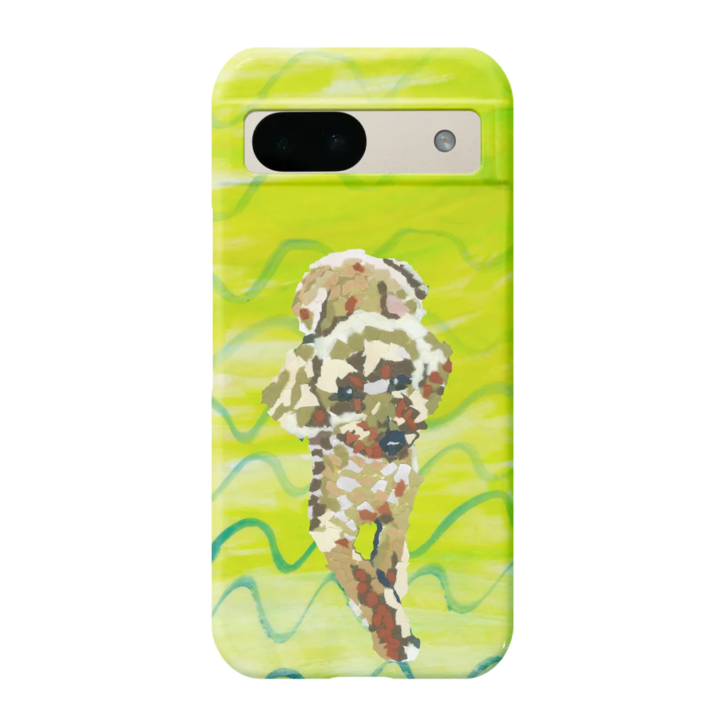 Yuhki | おばけのゆうき 公式オンラインショップのトイプードルのぷー(ちぎり絵) Android Smartphone Case