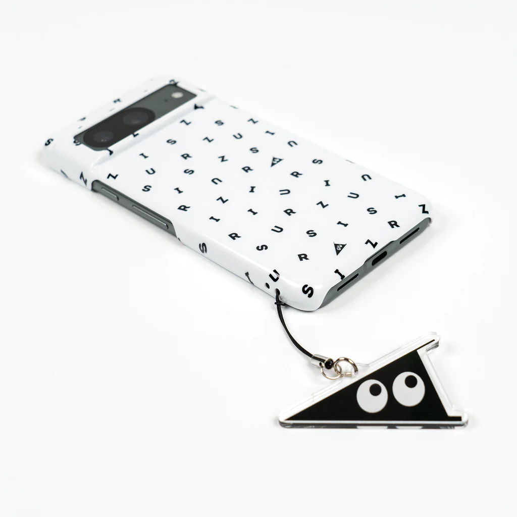 Yuhki | おばけのゆうき 公式オンラインショップのトイプードルのぷー(ちぎり絵) Android Smartphone Case :keychain hole