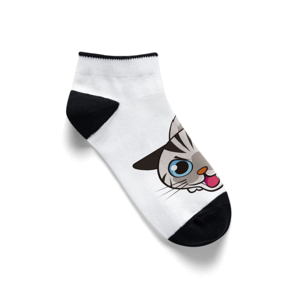 asta_kurokenのシャーシャージャンくん04 Ankle Socks