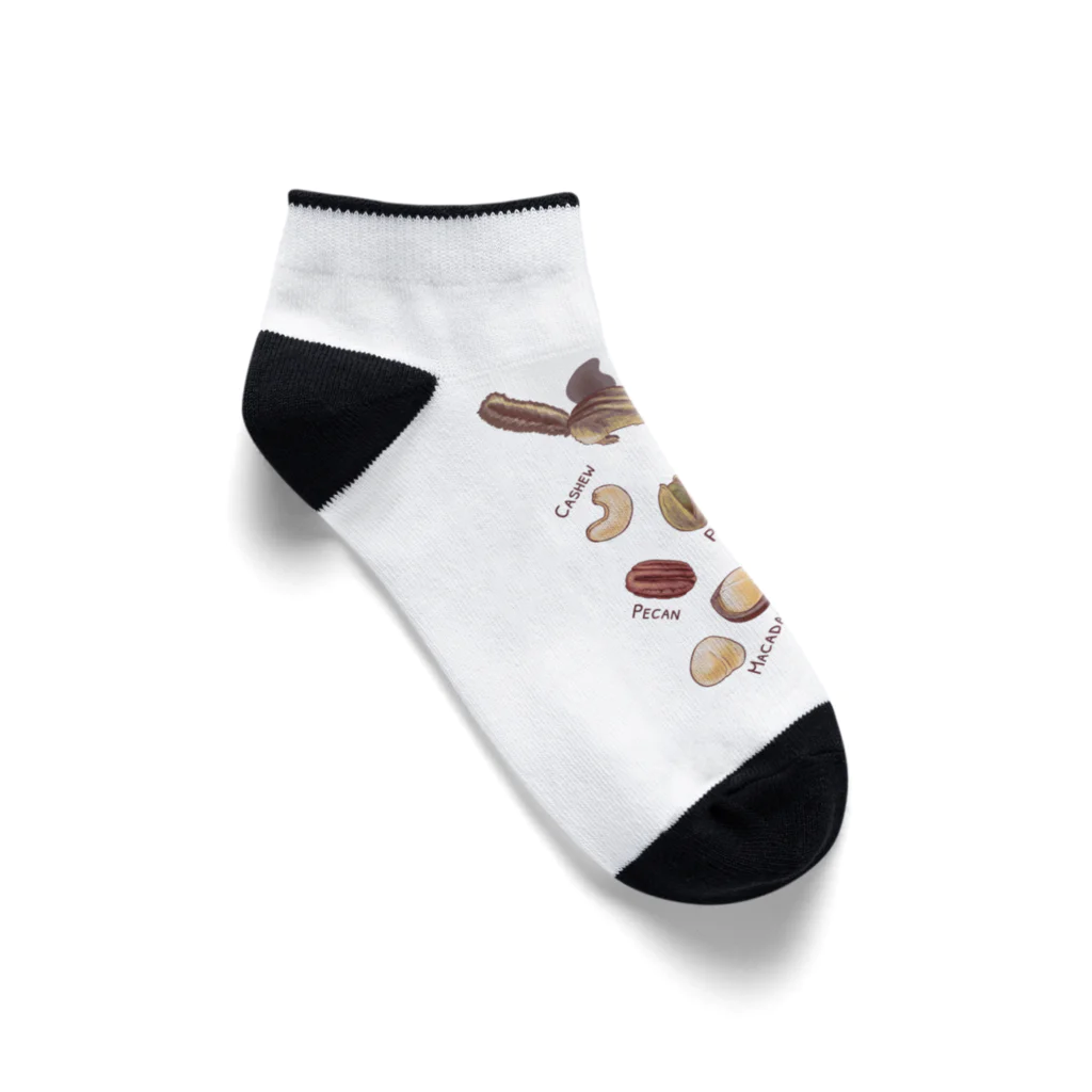 huroshikiのNUTS collection ナッツコレクション Ankle Socks