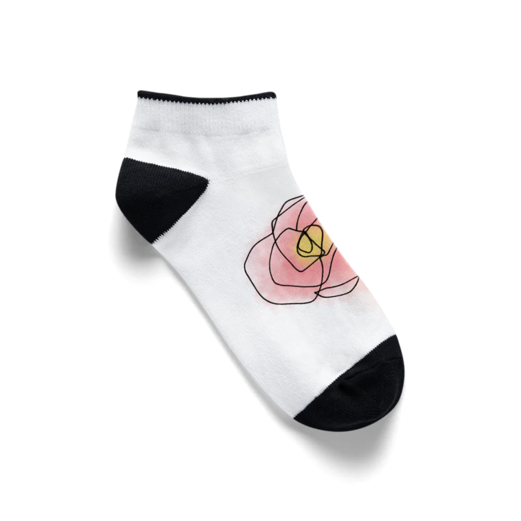 チョコミントのお花 Ankle Socks