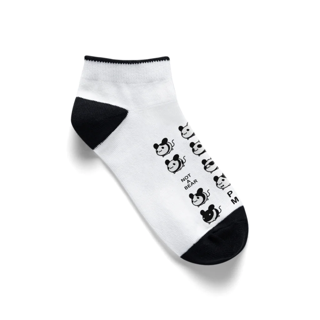 ISHISHIのパンダマウスせいぞろい Ankle Socks