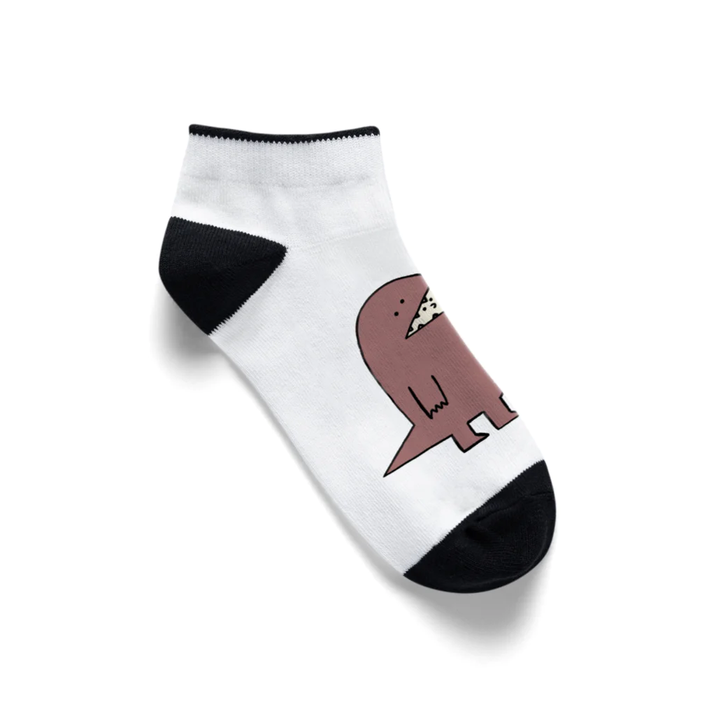 あおみどり屋の着ぐるみ恐竜 Ankle Socks