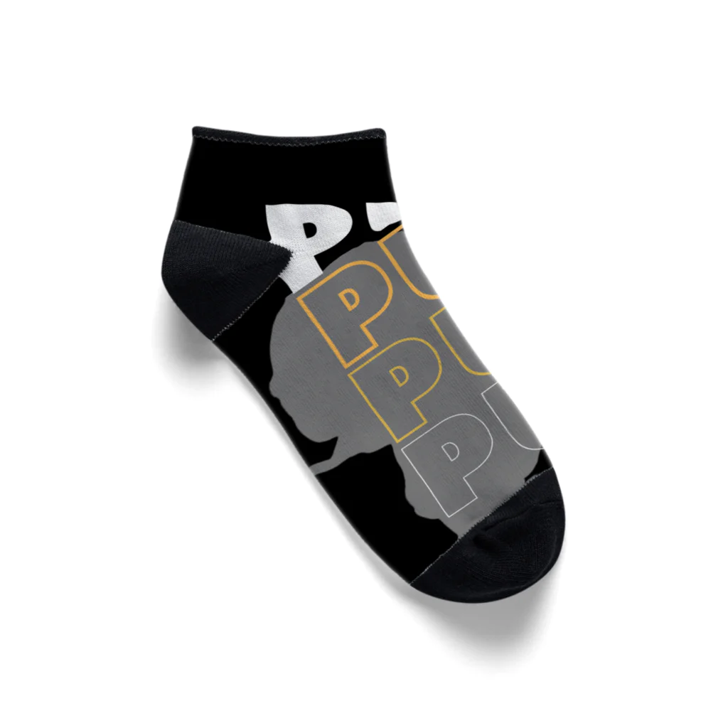 INULAVITAのPug silhouette Ankle Socks