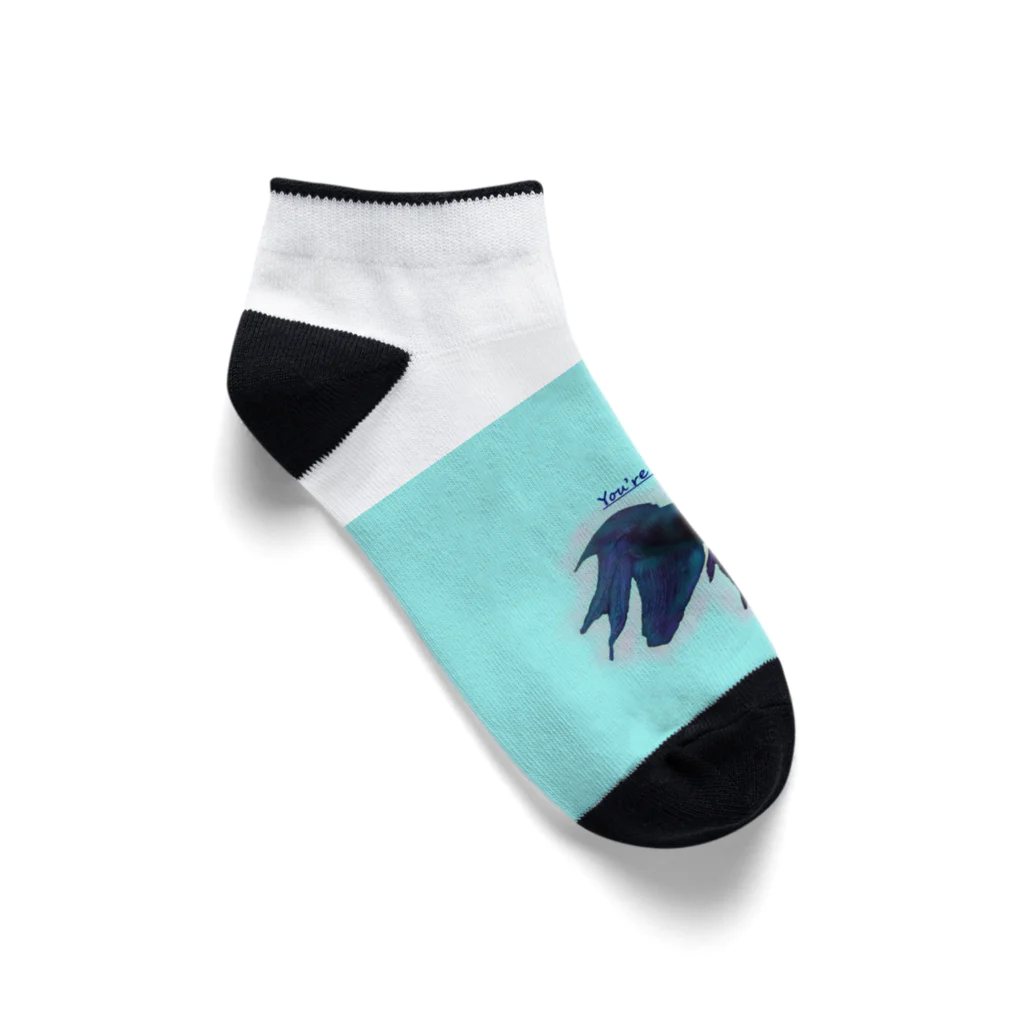 ♡BE HAPPY♡の恋する魚たち Ankle Socks