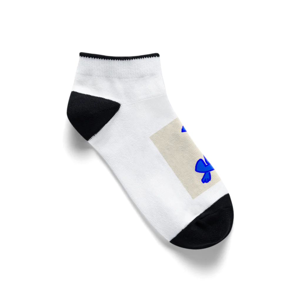 ptanuki vanguard artのold blue nudes r#11 Ankle Socks