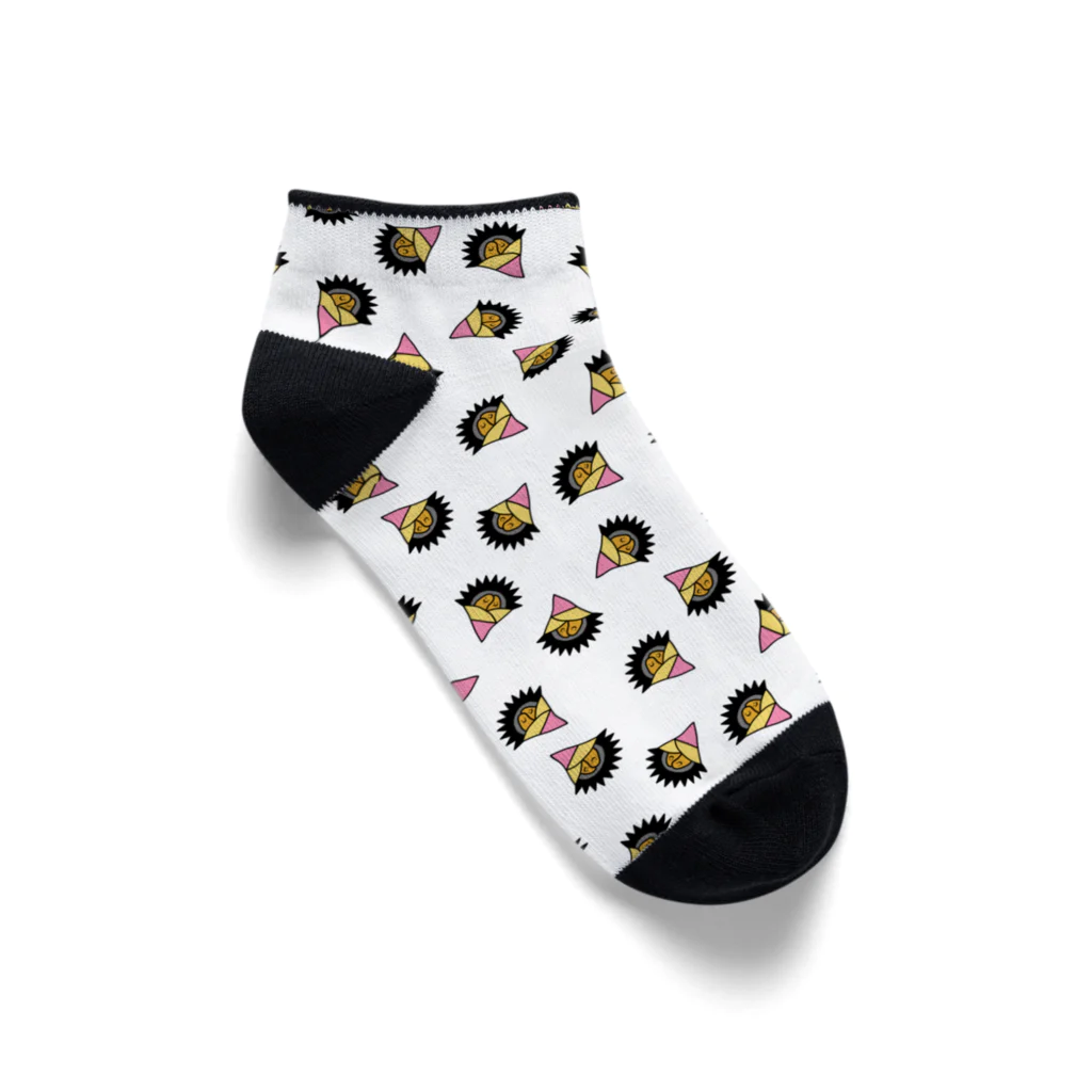 うにクレープ ショップのうにクレちゃん大集合！ Ankle Socks