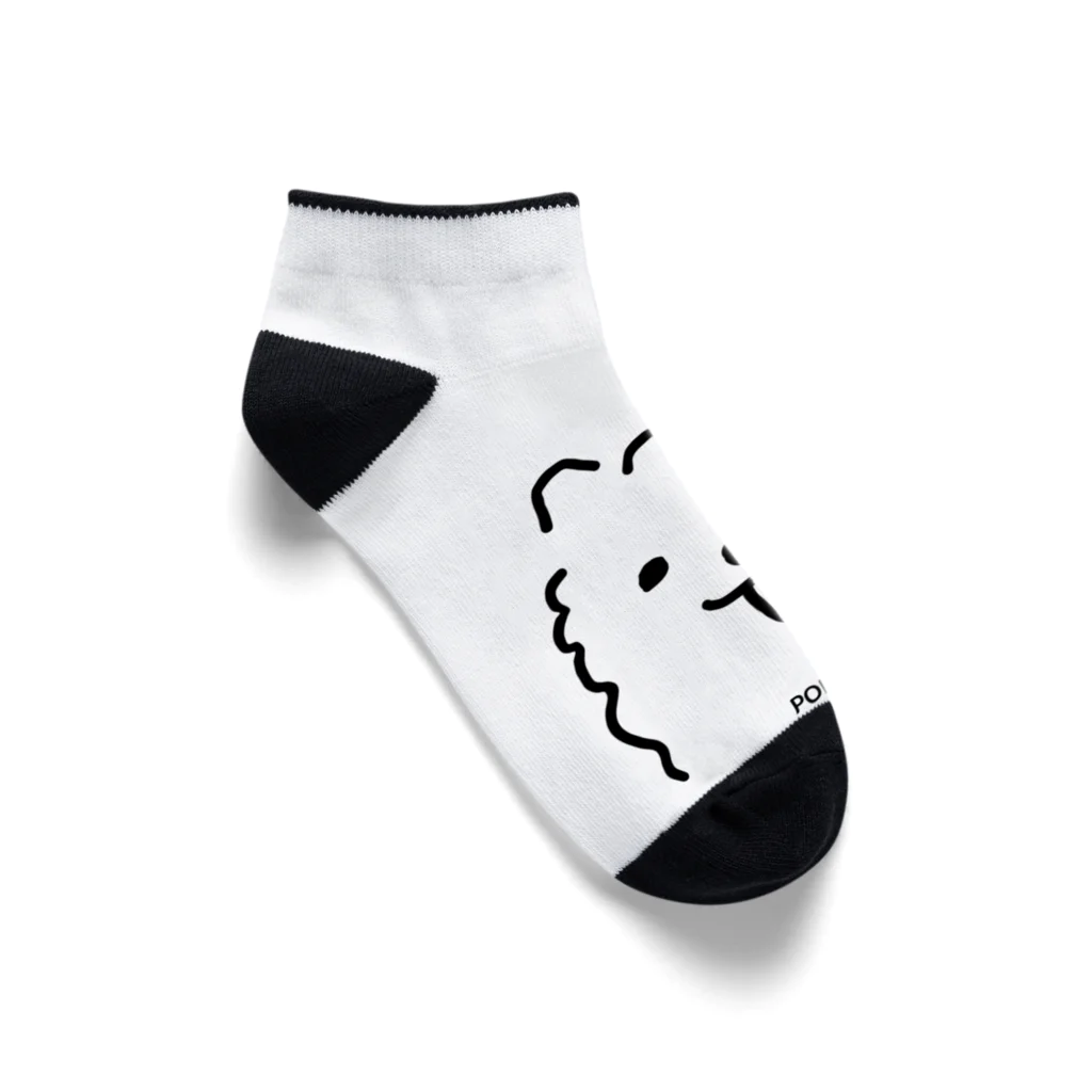 omochiのにこにこポメラニアン Ankle Socks