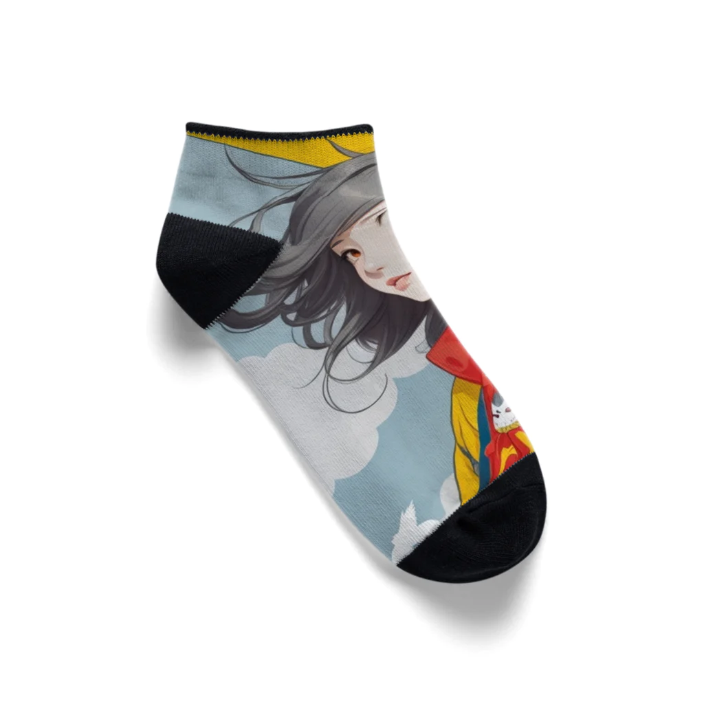 大正レトロJYOSIの大正レトロJYOSI Ankle Socks