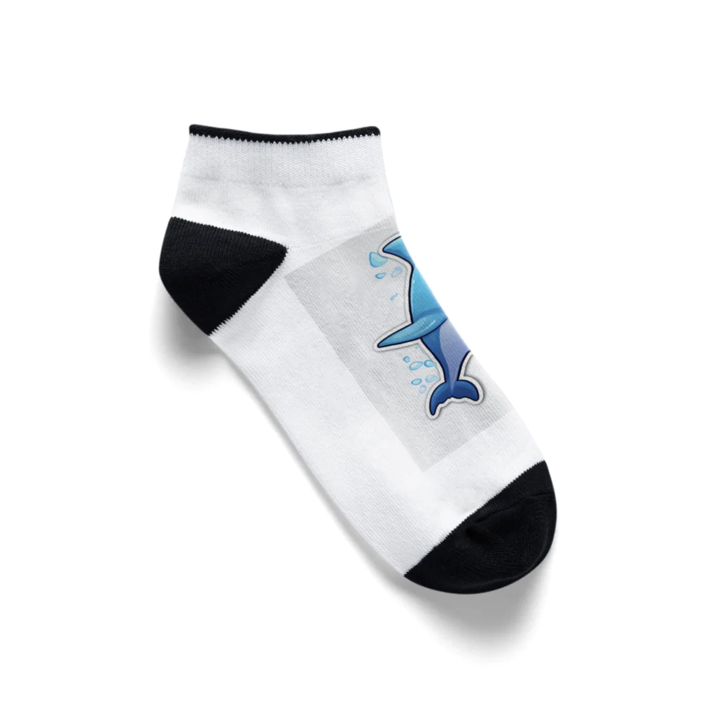 ワクワクセレブレイトのイルカくん Ankle Socks