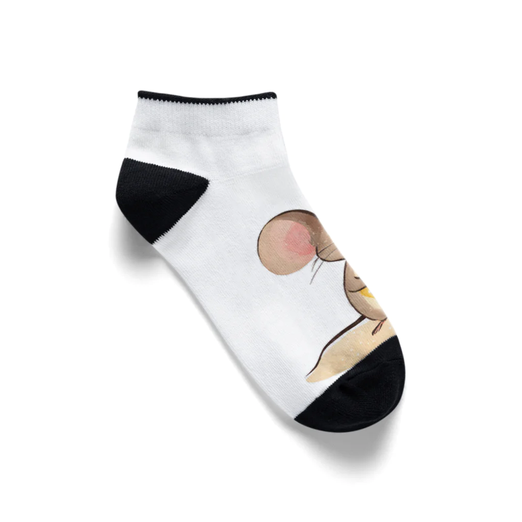 ｊυηのねずみのチュー太 Ankle Socks