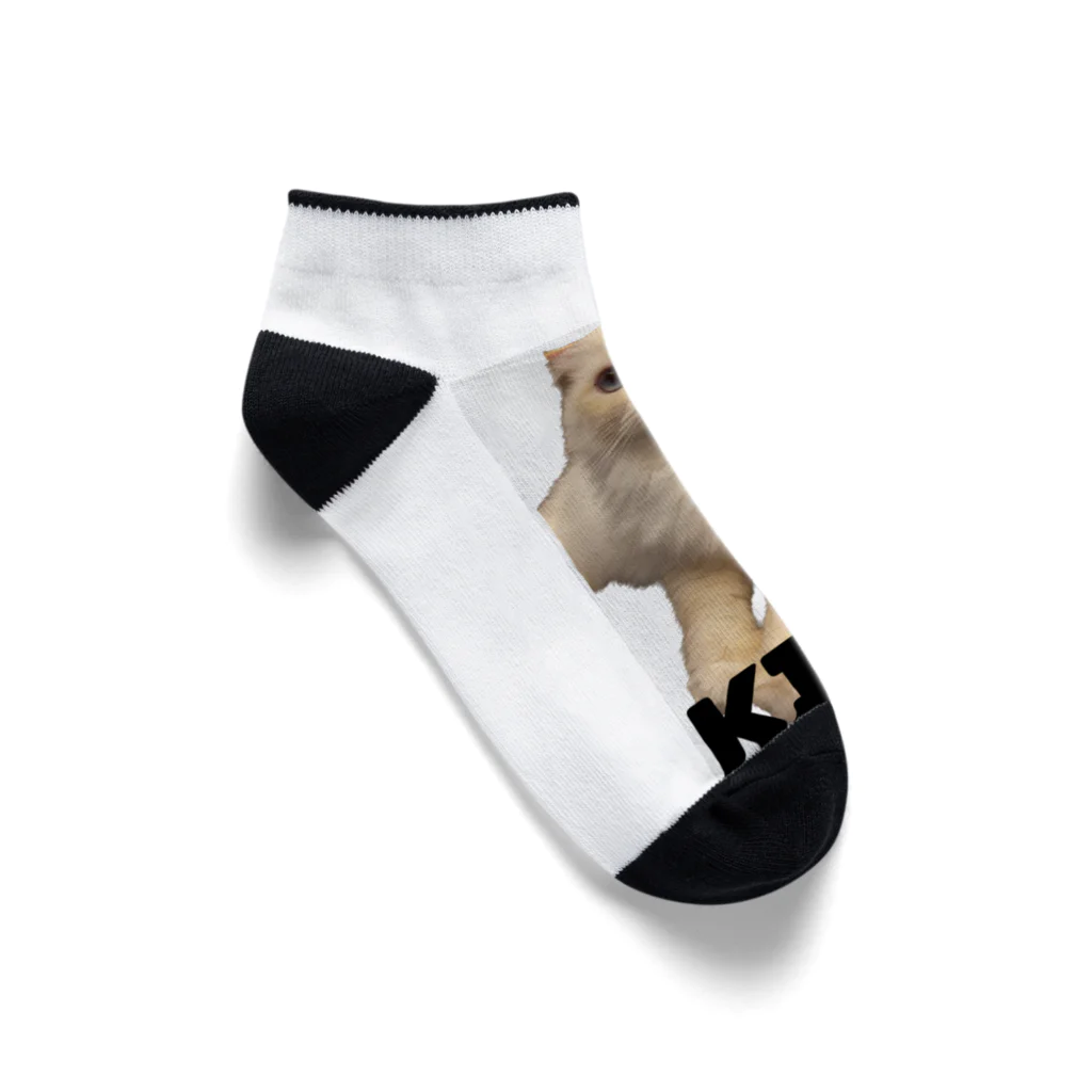 wasabisan0505の愛猫きぬきぬ君 Ankle Socks