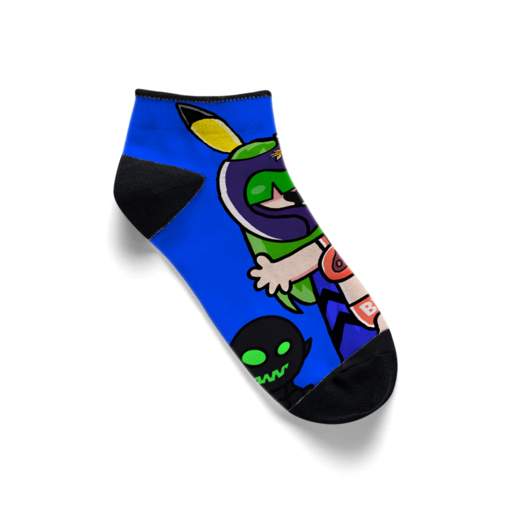 カリガスの怪物加工品取扱店のNaughty PIPPI ＃03844 Ankle Socks