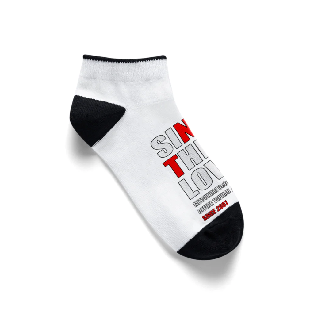 MITSUNORI OFFICIAL SHOPのMITSUNORI デビュー10周年記念デザイン Ankle Socks