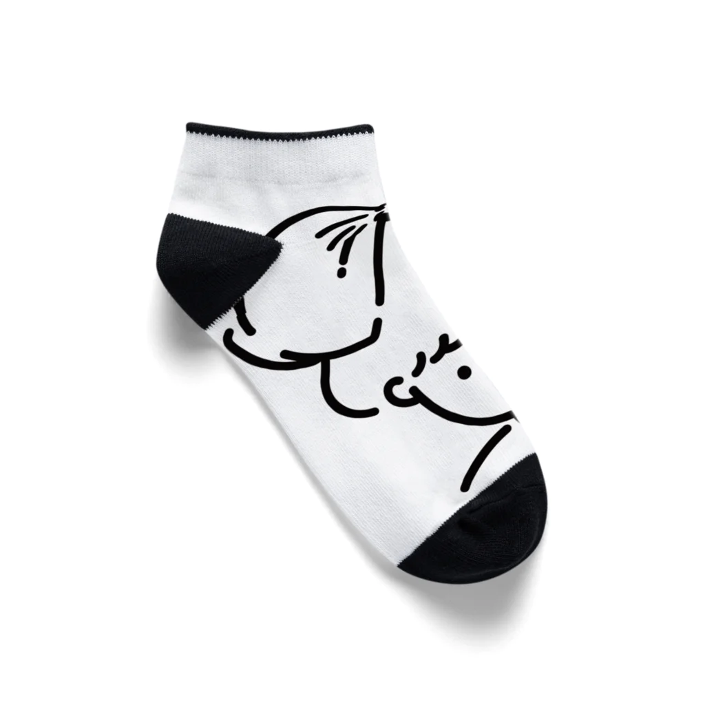 TONE GOODSのMONOCHROME RIBBON Ankle Socks