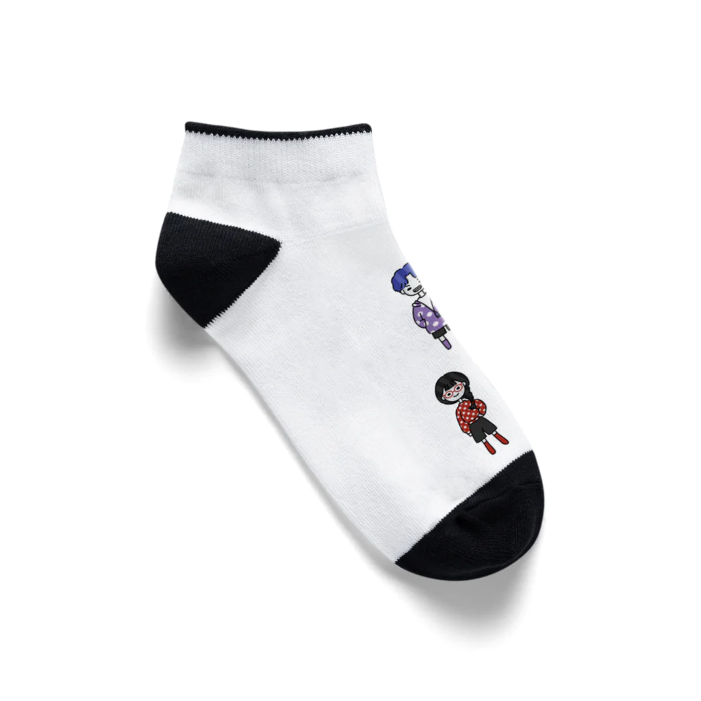 こつぶのお店のDOT FRIENDS Ankle Socks