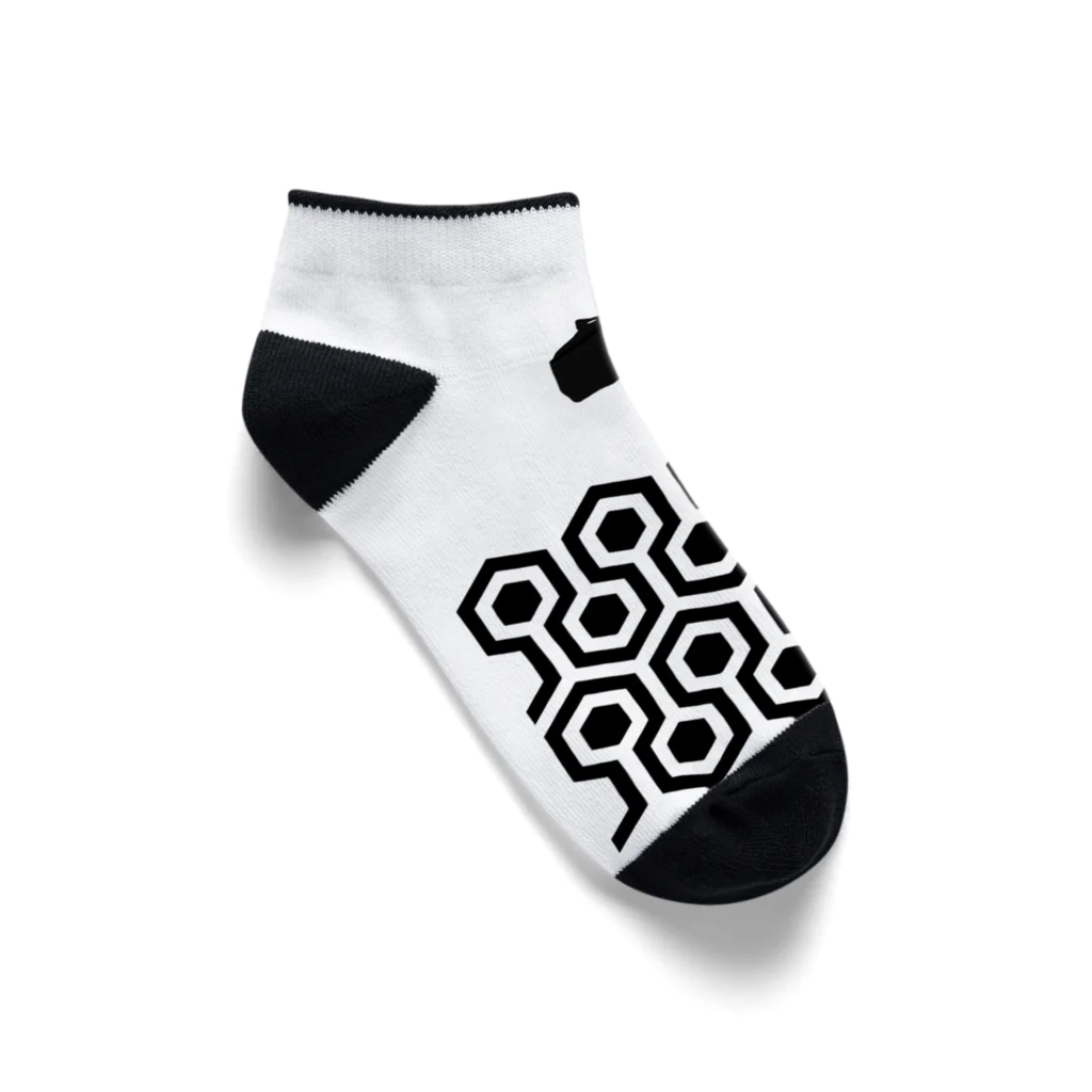 Aya29のTWIN BLACK CATS 222 Ankle Socks