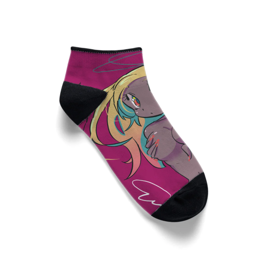 N-shopの褐色ちゃん Ankle Socks