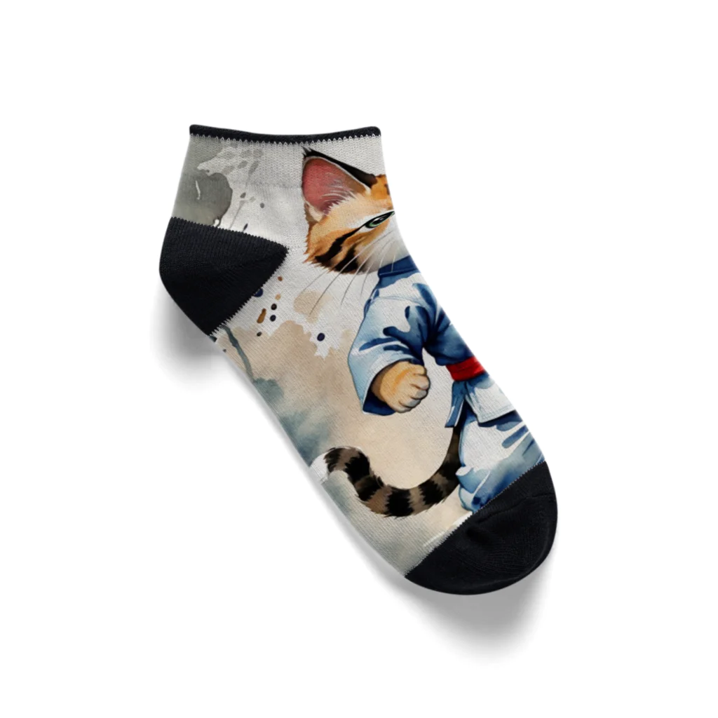 なむねこのさぁ！かかってこいニャ Ankle Socks