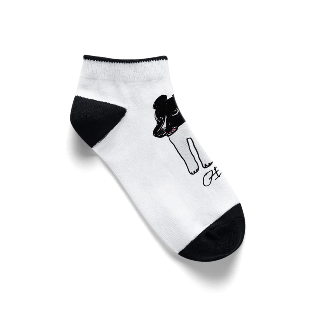 shop Oh!DanteのおだんTシャツ(歯) Ankle Socks