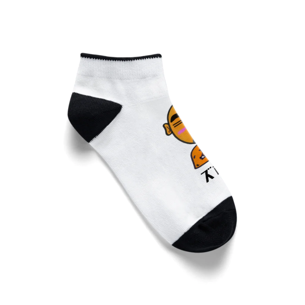 18禁フェイスのズボラマン Ankle Socks