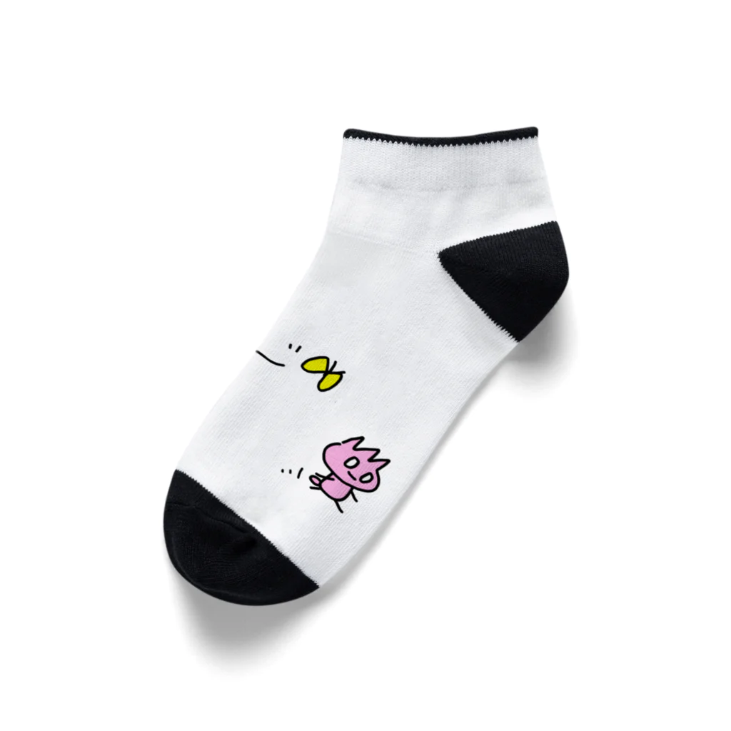 ねむねこのお散歩ねむねこ＆ピコまる Ankle Socks