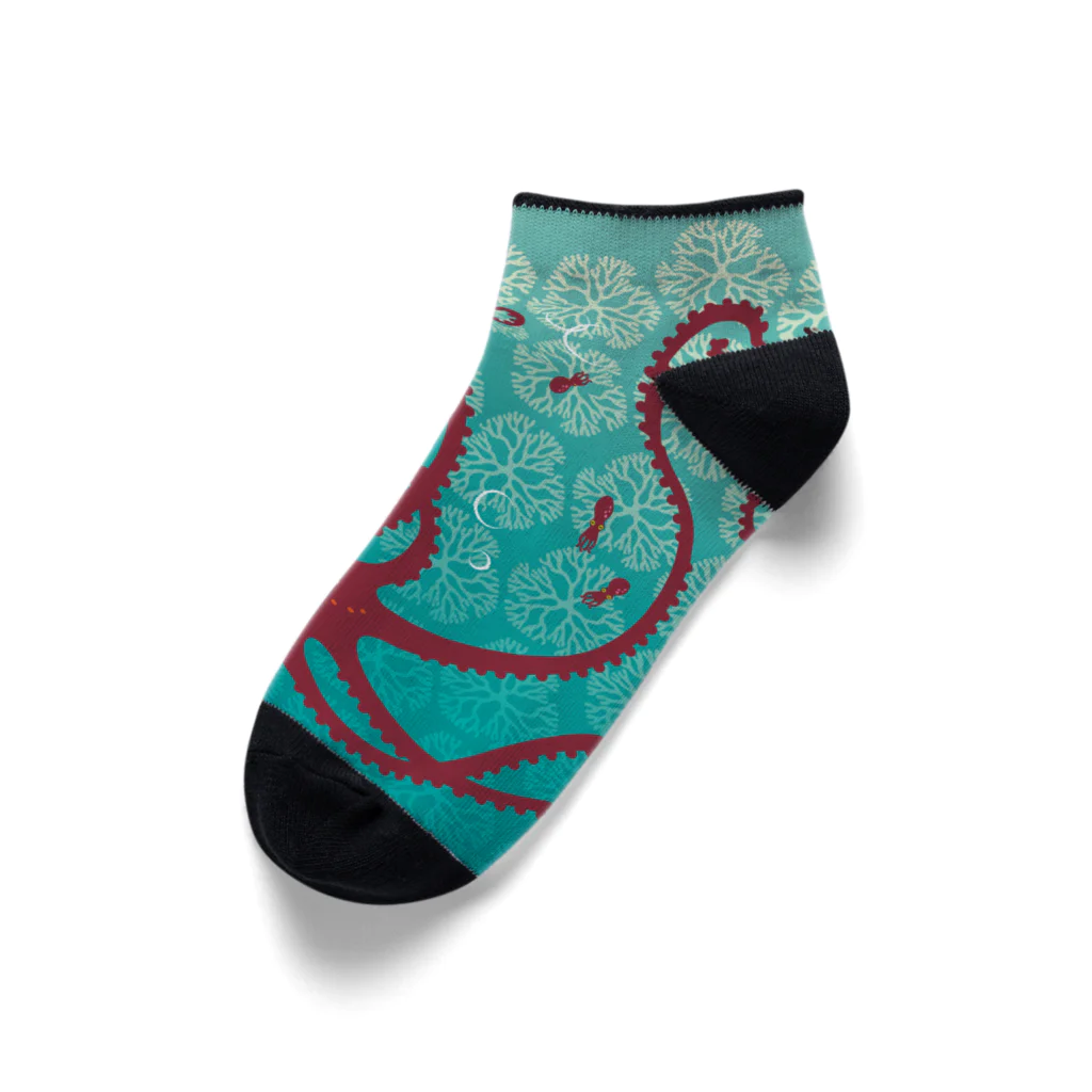 oba:obaの蛸の夢 Ankle Socks