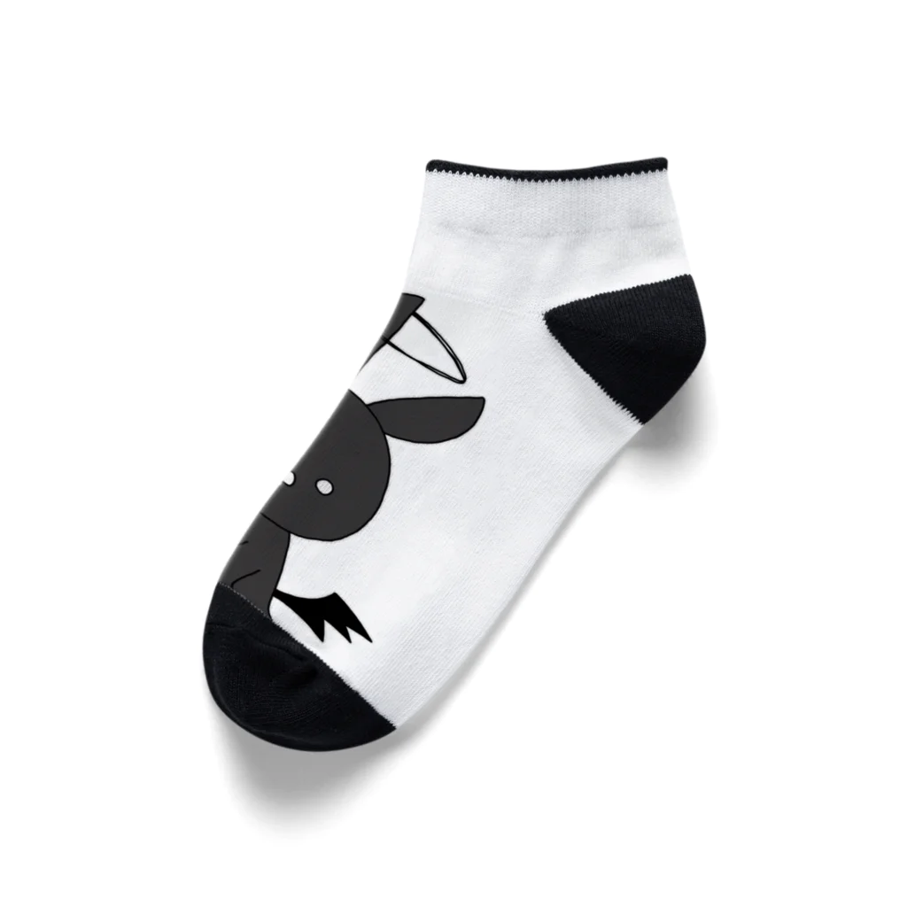 MochiMochi SHOPのこむぎ&ぽむ（むにっ） Ankle Socks