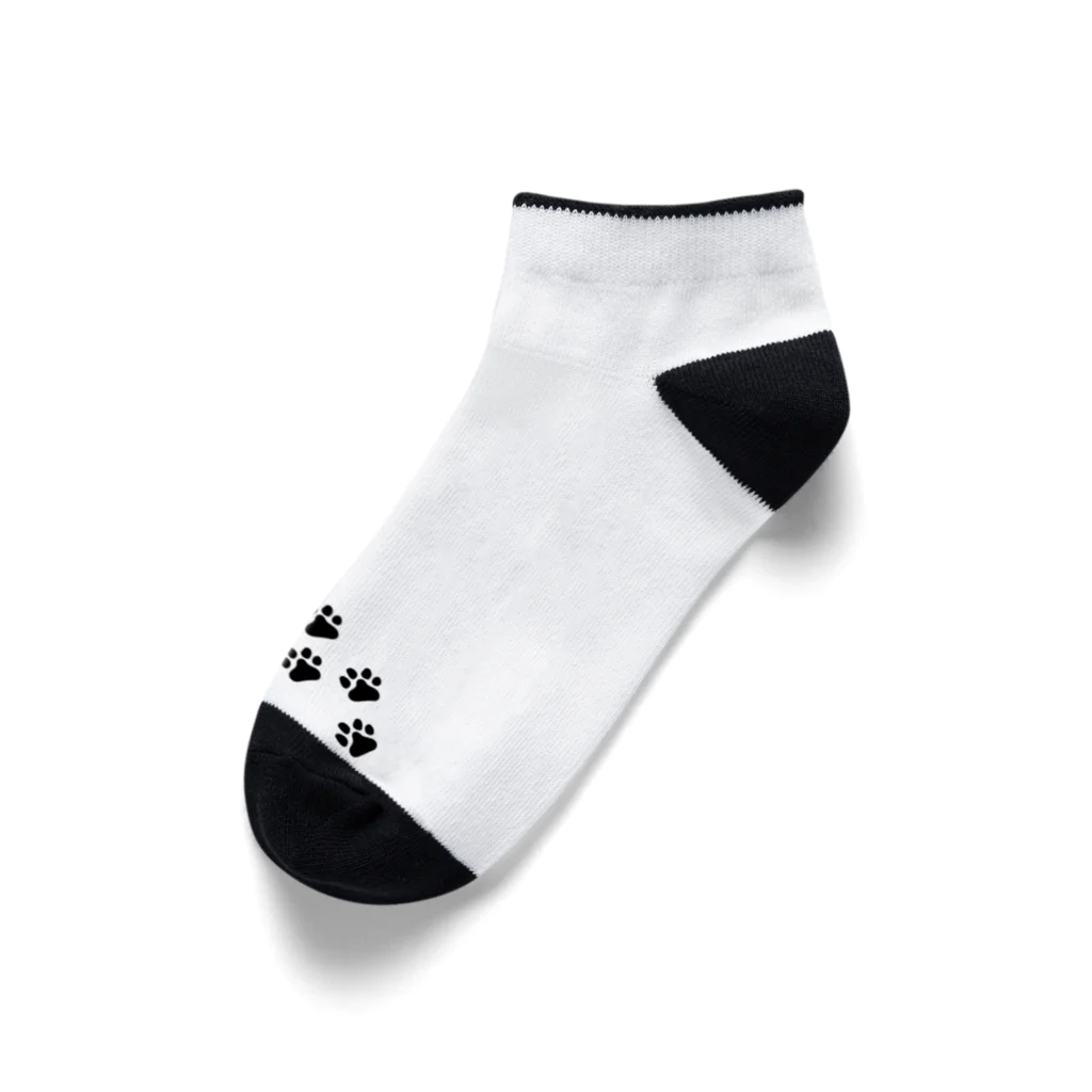 kazeou（風王）の足跡(猫) Ankle Socks