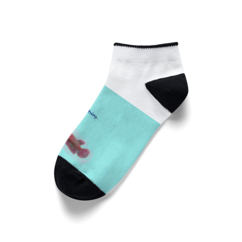♡BE HAPPY♡の恋する魚たち Ankle Socks