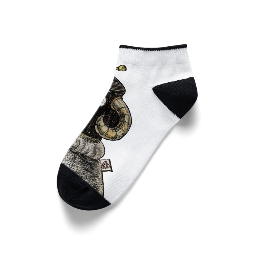 matchboxのロボット羊 Ankle Socks