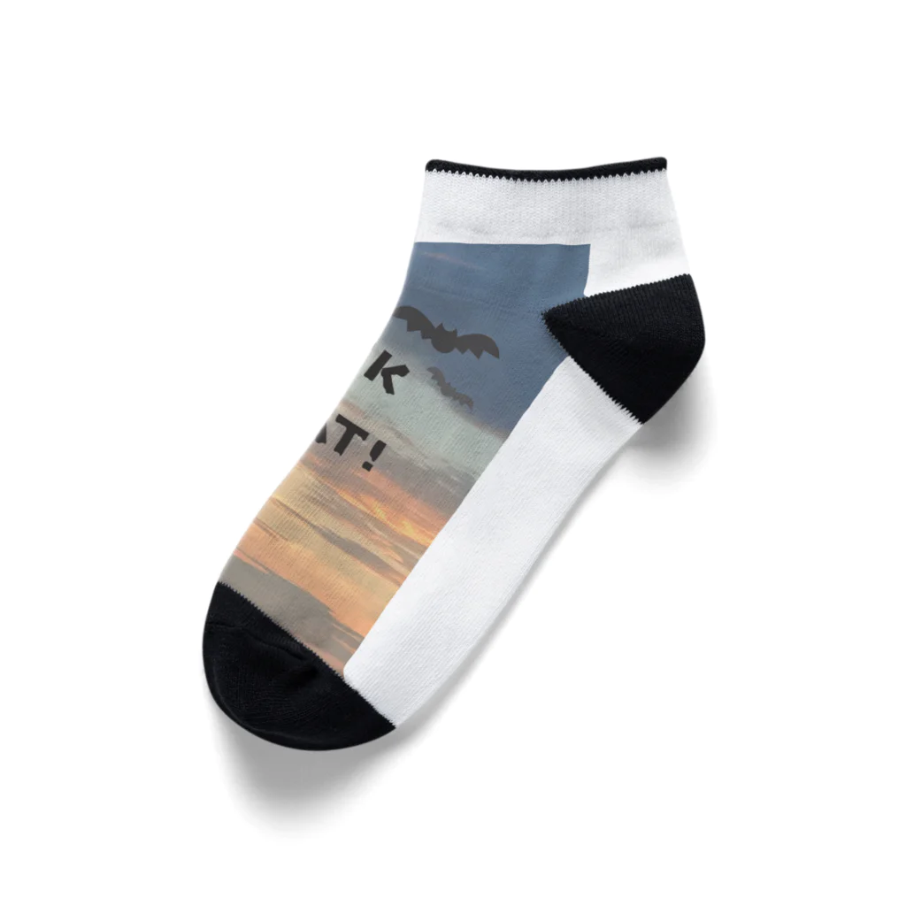 tmy_fの夕焼けとハロウィン Ankle Socks