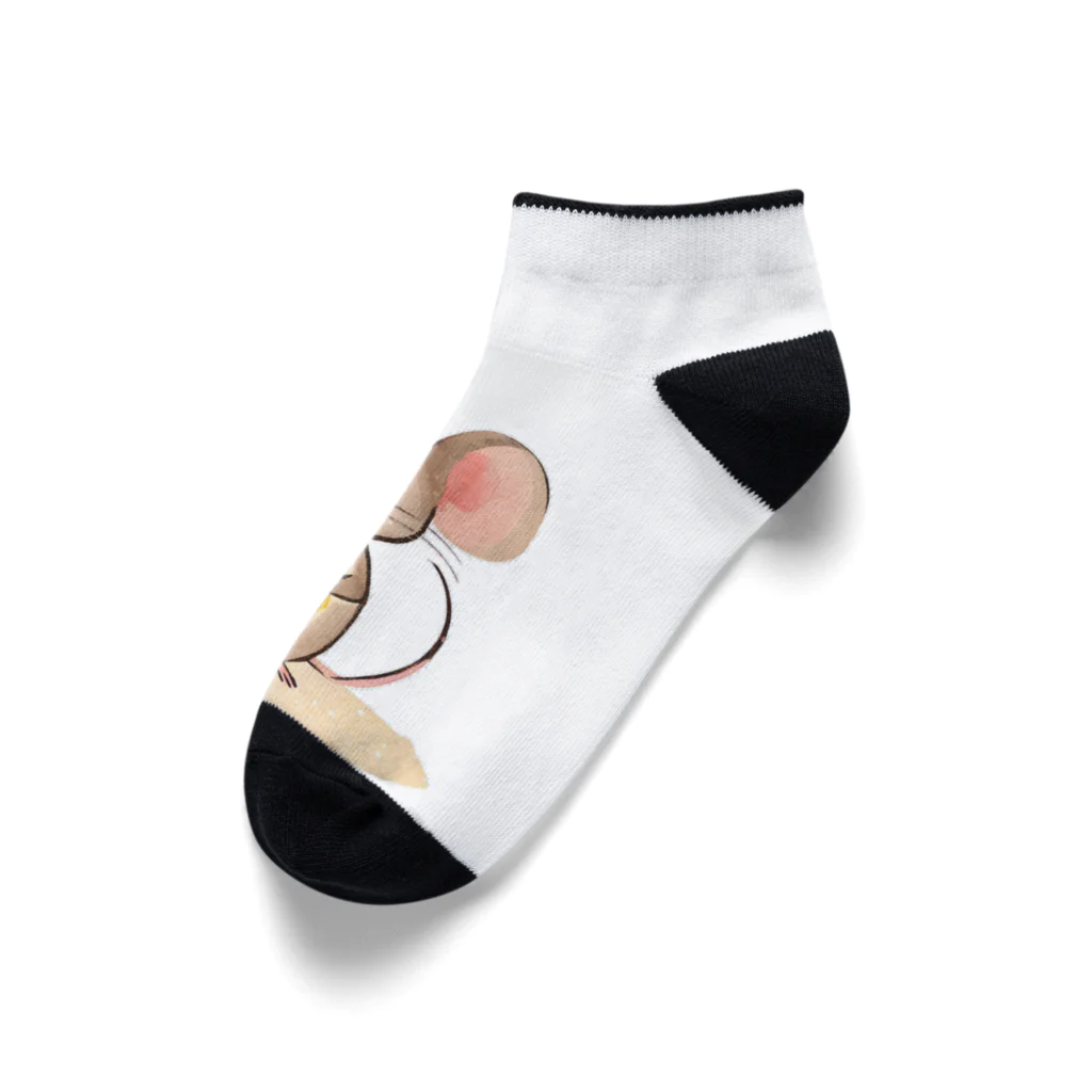 ｊυηのねずみのチュー太 Ankle Socks